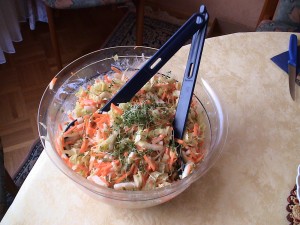 Möhren-Kohl-Salat